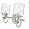 Z-Lite Kinsley 2 Light Vanity, Brushed Nickel And Clear Seeded 340-2V-BN - alternate 3